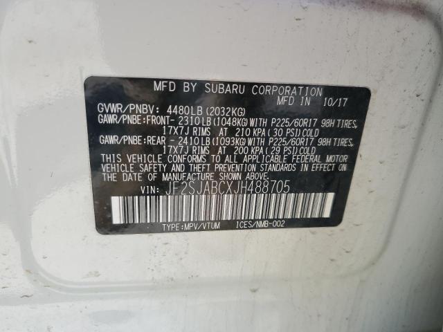 JF2SJABCXJH488705 Subaru Forester 2.5i