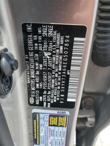 5XYKT3A66EG507894 KIA SORENTO LX