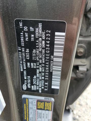 5XXGN4A76EG344232 KIA OPTIMA EX