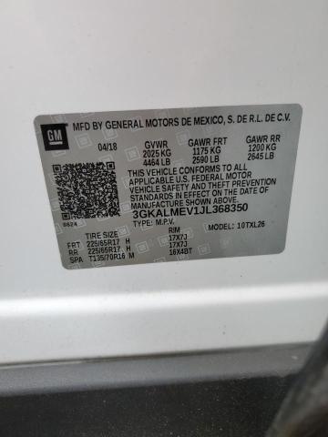 3GKALMEV1JL368350 GMC Terrain Sle