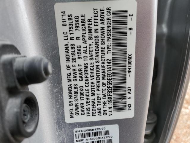 19XFB2F59EE014142 Honda Civic Lx