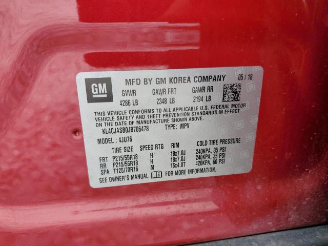 KL4CJASB0JB706478 Buick Encore Preferred