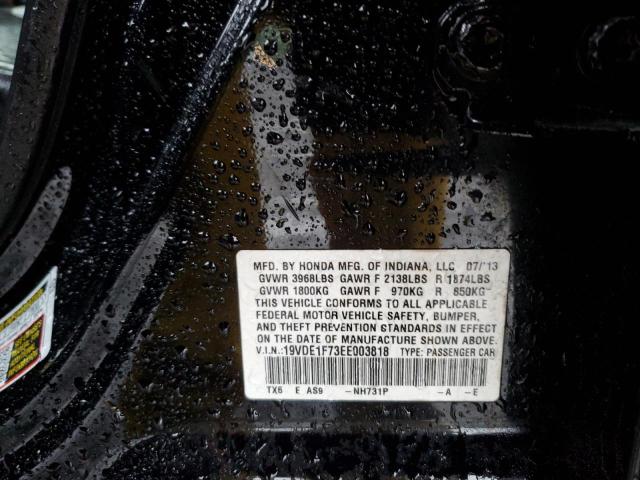 19VDE1F73EE003818 Acura Ilx 20 Tech