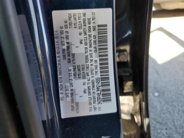 3MZBPABL3MM214689 Mazda 3 SELECT