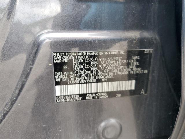 2T3BFREV8EW150618 Toyota RAV4 LE