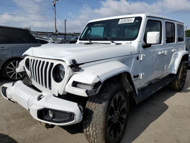 Auction sale of the 2022 Jeep Wrangler Unlimited Sahara, vin: 1C4HJXEN0NW163443, lot number: 53282934