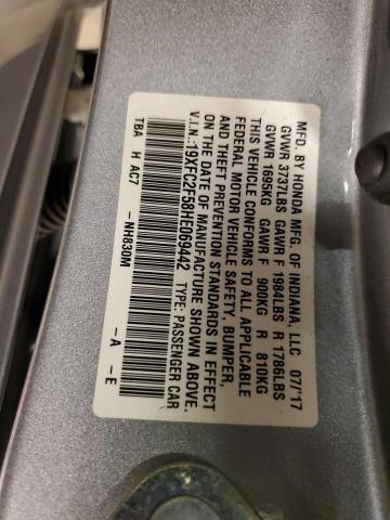 19XFC2F58HE069442 Honda Civic Lx
