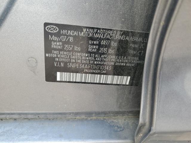 5NPE34AF1JH710343 Hyundai Sonata Sport