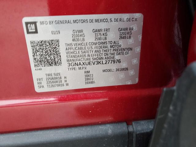 3GNAXUEV3KL277976 Chevrolet EQUINOX LT