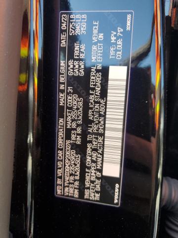 YV4ED3GM2P2063276 Volvo C40 Recharge Ultimate