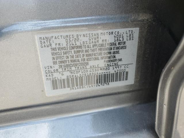 3N1AB8CV6NY269298 Nissan SENTRA SV