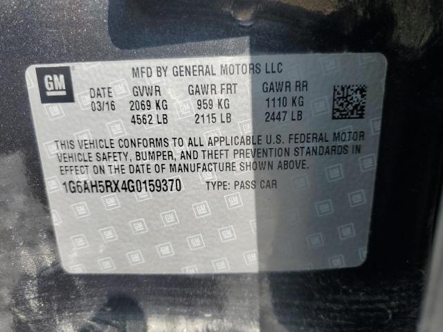 1G6AH5RX4G0159370 Cadillac ATS LUXURY