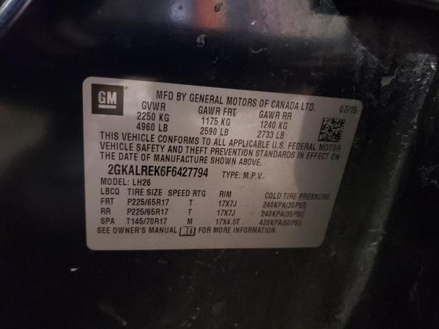 2GKALREK6F6427794 GMC Terrain Sle