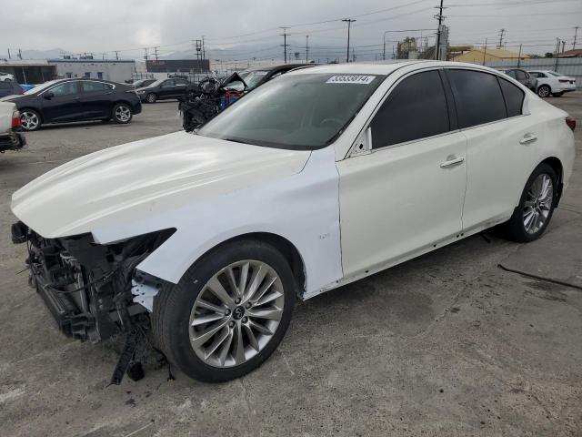 Auction sale of the 2018 Infiniti Q50 Luxe, vin: JN1EV7APXJM359901, lot number: 53533814