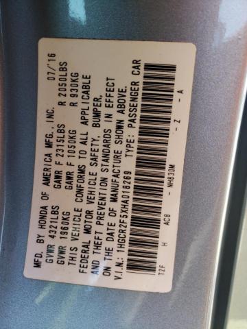 1HGCR2F5XHA018269 Honda Accord Sport