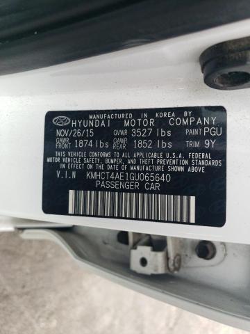 KMHCT4AE1GU065640 Hyundai ACCENT SE
