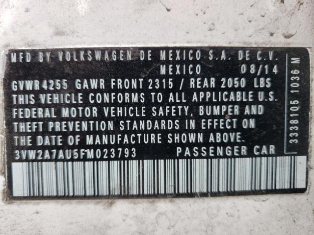 3VW2A7AU5FM023793 Volkswagen Golf Tdi