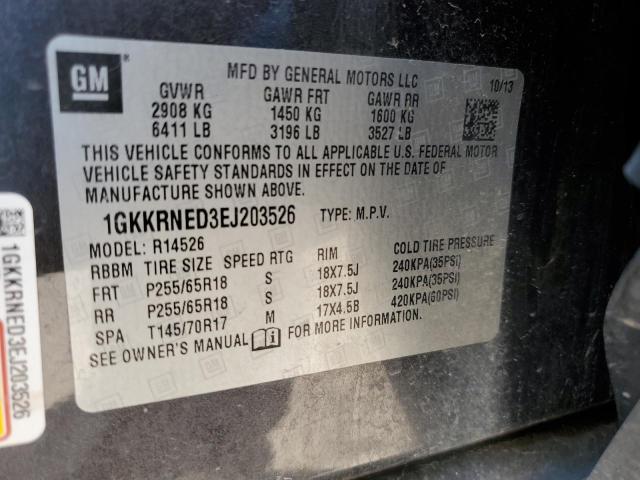 1GKKRNED3EJ203526 GMC ACADIA SLE