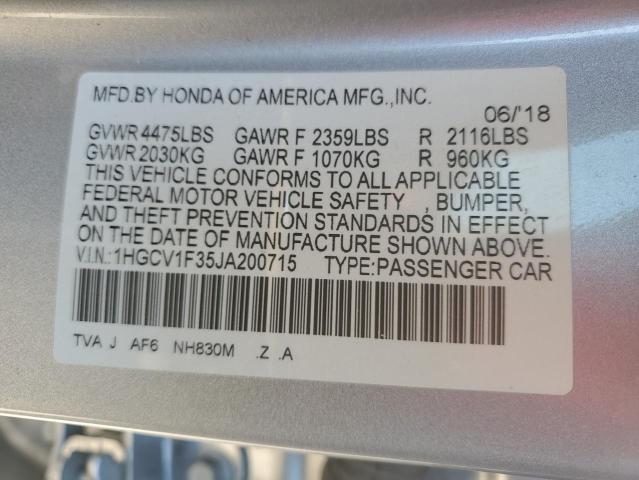 1HGCV1F35JA200715 Honda ACCORD SPO