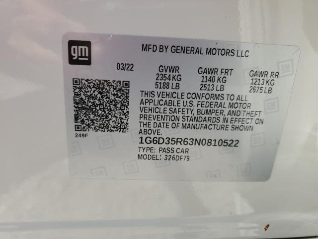 1G6D35R63N0810522 Cadillac Ct5-v Blackwing