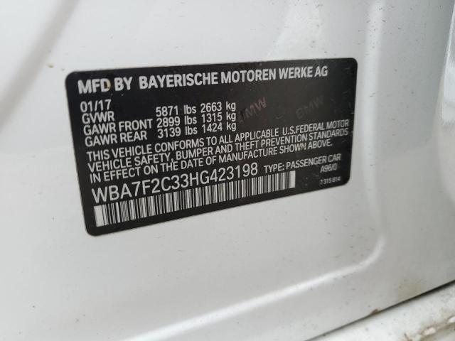 WBA7F2C33HG423198 BMW 750 Xi