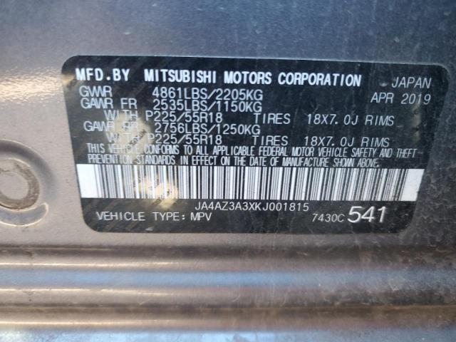 JA4AZ3A3XKJ001815 Mitsubishi Outlander Se