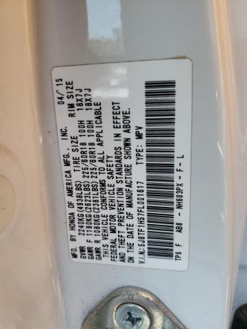 5J6TF1H57FL001617 Honda Crosstour Exl
