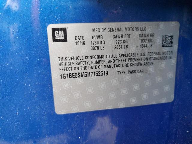1G1BE5SM5H7152519 Chevrolet CRUZE LT