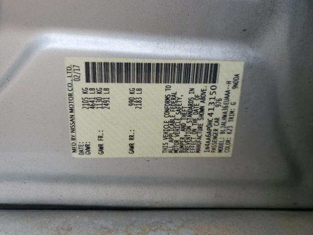 1N4AA6AP0HC413150 Nissan MAXIMA 3.5