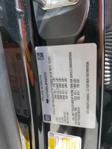 1GYS4RKL8PR400767 Cadillac Escalade Esv Sport Platinum