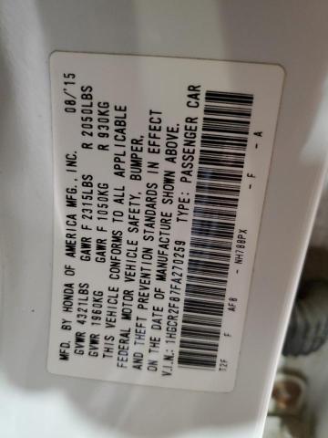 1HGCR2F87FA270259 Honda ACCORD EXL