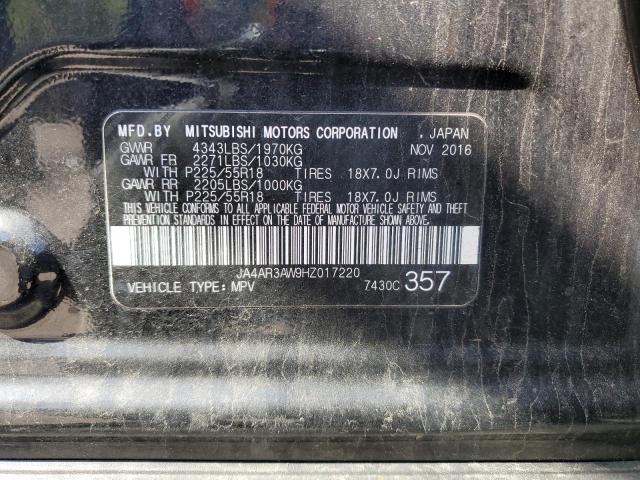 JA4AR3AW9HZ017220 Mitsubishi Outlander Sport Es