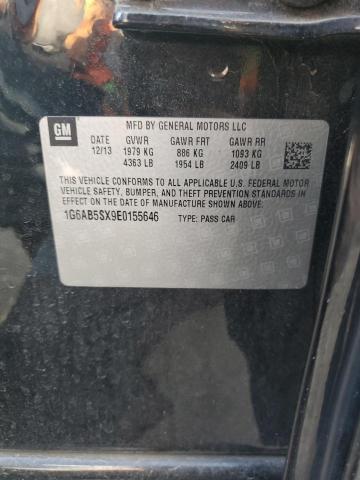 1G6AB5SX9E0155646 Cadillac ATS LUXURY