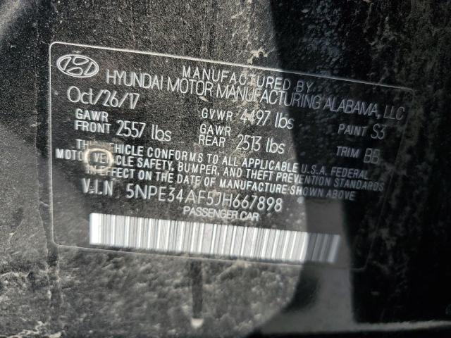 5NPE34AF5JH667898 Hyundai Sonata Sport