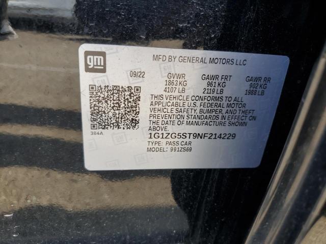 1G1ZG5ST9NF214229 Chevrolet MALIBU RS