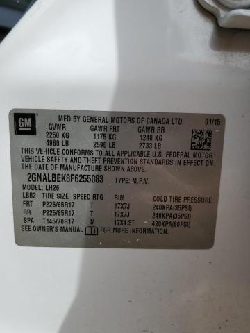 2GNALBEK8F6255083 Chevrolet EQUINOX LT