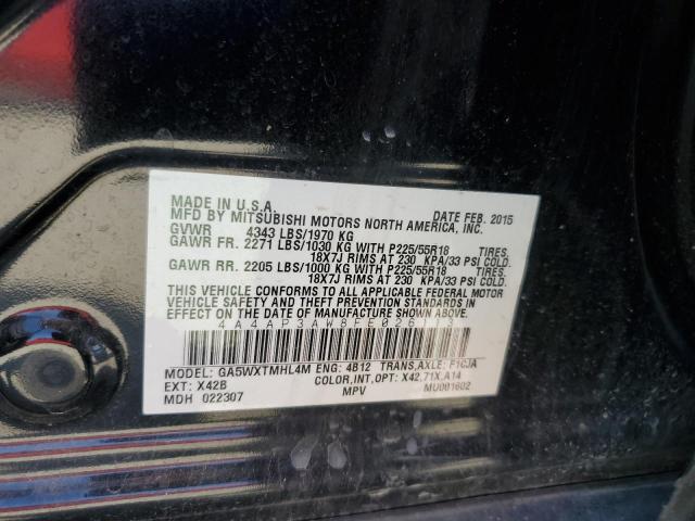 4A4AP3AW8FE026113 Mitsubishi Outlander Sport Es