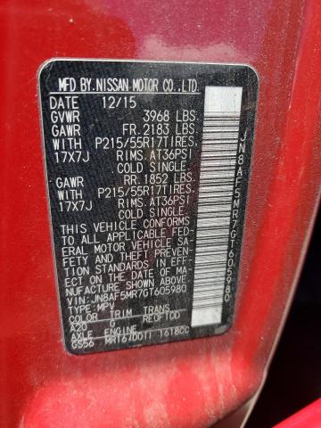 JN8AF5MR7GT605980 Nissan JUKE S