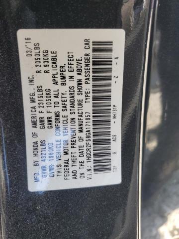 1HGCR2F58GA171957 Honda Accord Sport