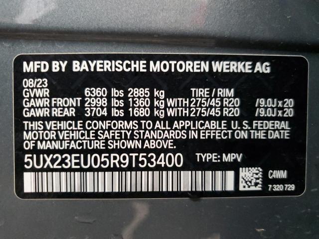5UX23EU05R9T53400 BMW X5 Xdrive40i