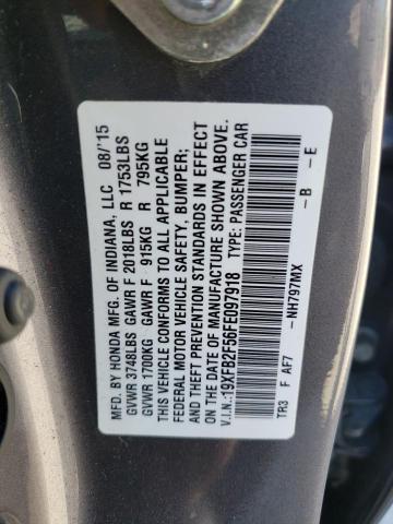 19XFB2F56FE097918 Honda Civic Lx