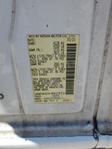 1N6BF0KX1FN802972 Nissan NV 1500