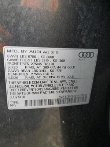 WA1LGAFE4FD021334 Audi Q7 Premium Plus