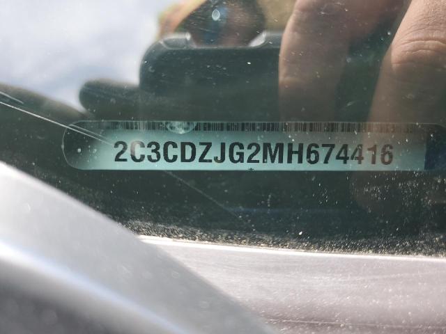 2C3CDZJG2MH674416 Dodge Challenger Gt