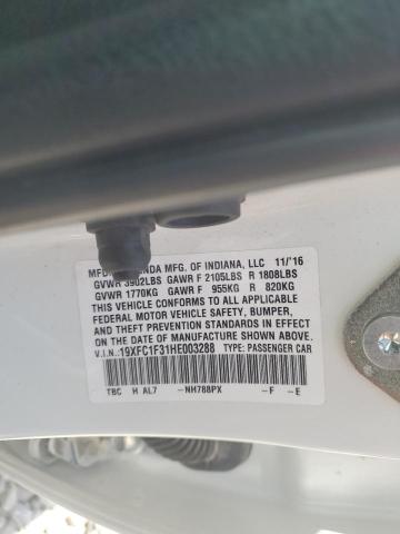 19XFC1F31HE003288 Honda CIVIC EX