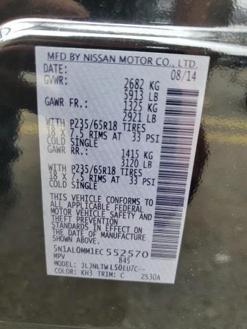 5N1AL0MM1EC552570 Infiniti QX60