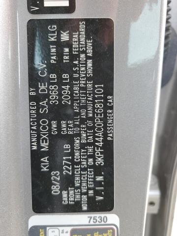 3KPF44AC0PE681101 KIA FORTE GT