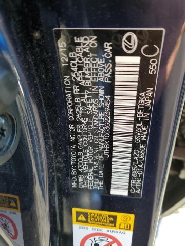 JTHBK1GG3G2239454 Lexus ES 350