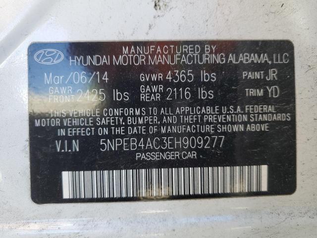 5NPEB4AC3EH909277 Hyundai SONATA GLS