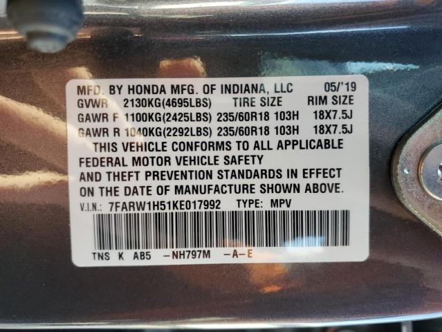 7FARW1H51KE017992 Honda CR-V EX